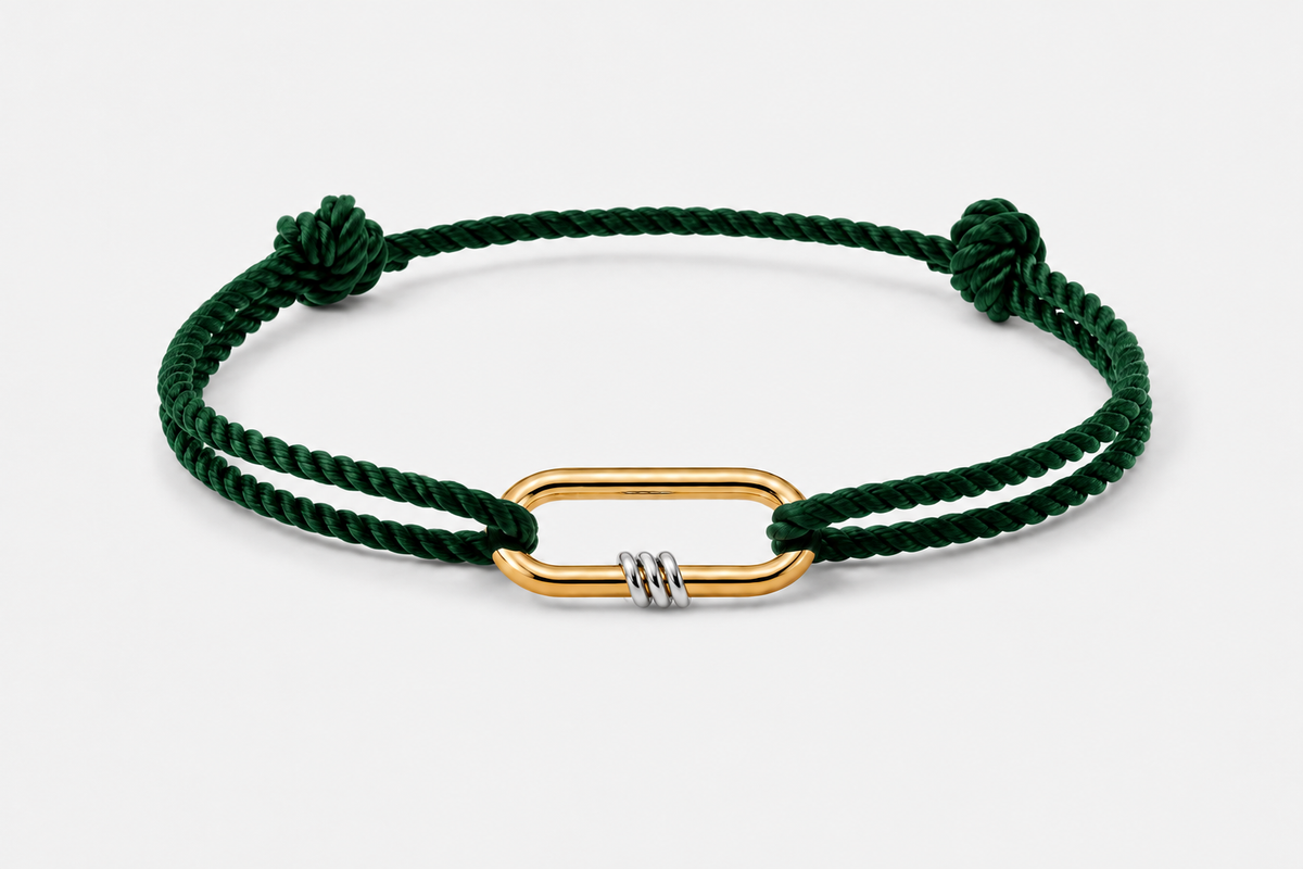 NEXUS Cord Bracelet — Cypress Green
