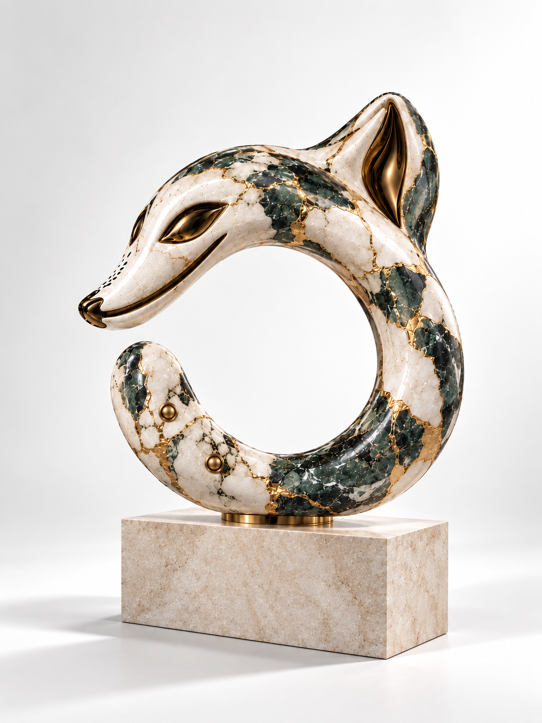 C-DRAGON MONUMENTS｜龙脉·万象 — Emerald Kintsugi