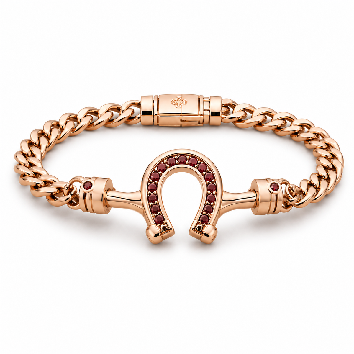 VESPERON NUMEN Rosy Halo Horseshoe Bracelet
