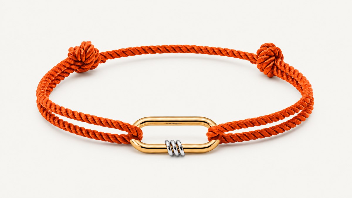 NEXUS Cord Bracelet — Ember Orange