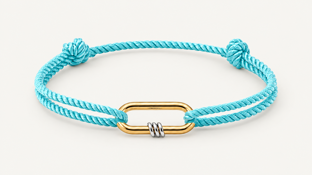 NEXUS Cord Bracelet — Aegean Aqua