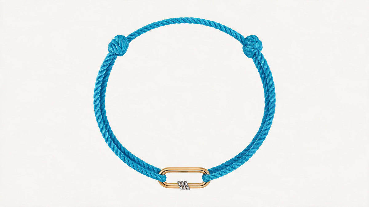 NEXUS Cord Bracelet — Aegean Aqua