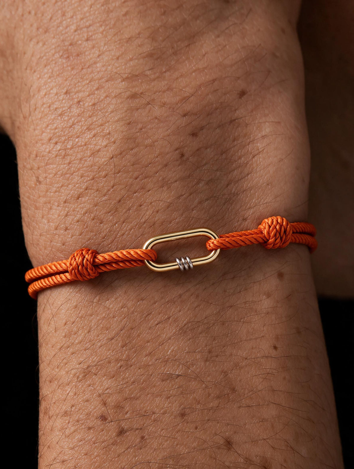 NEXUS Cord Bracelet — Ember Orange