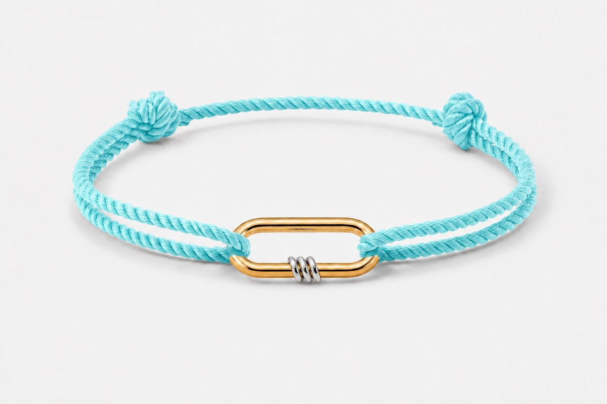 NEXUS Cord Bracelet — Aegean Aqua