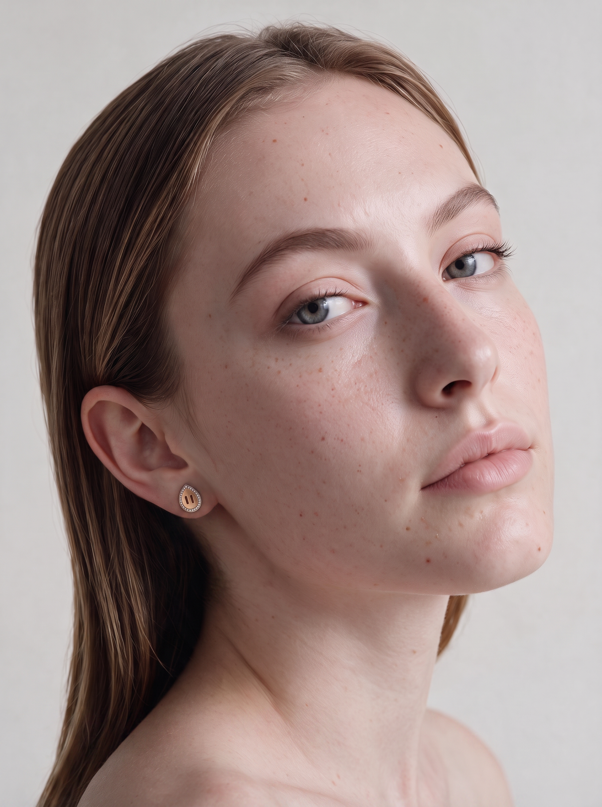 Venustas Gemina Drop Stud Earrings