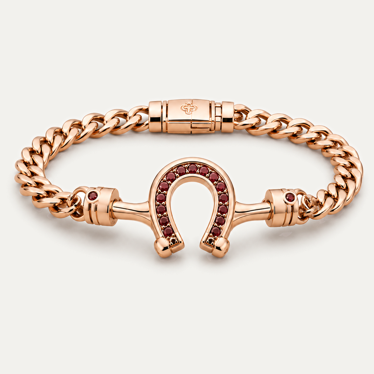 VESPERON NUMEN Rosy Halo Horseshoe Bracelet