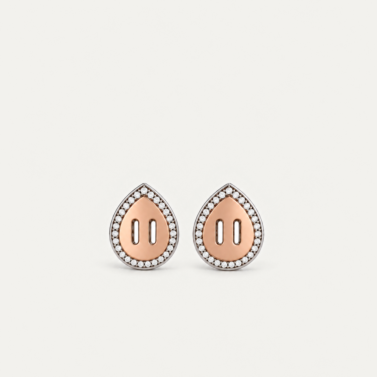 Venustas Gemina Drop Stud Earrings