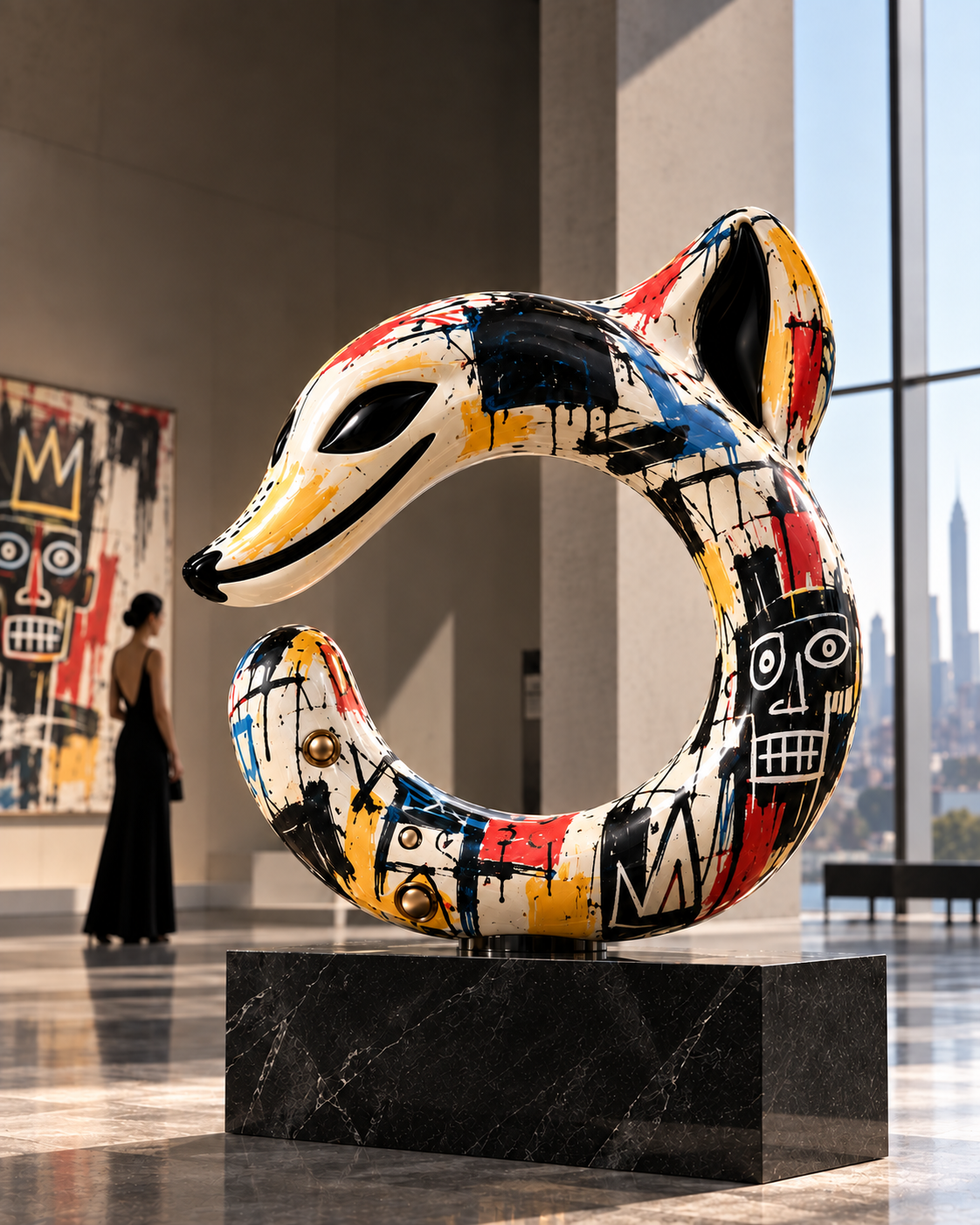 VESPERON C-DRAGON MONUMENTS Urban Graffiti large decorative sculpture