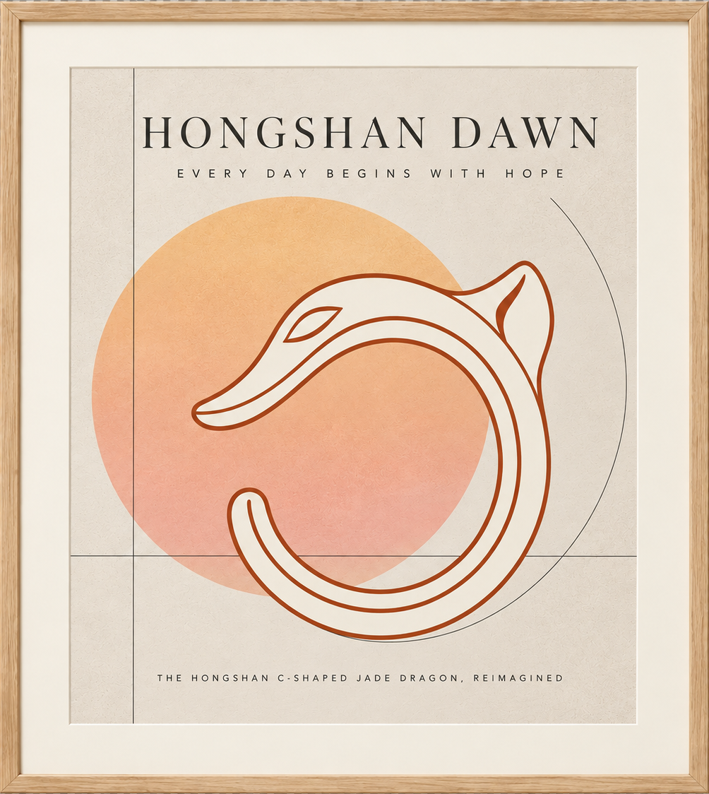 Hongshan Dawn framed artwork
