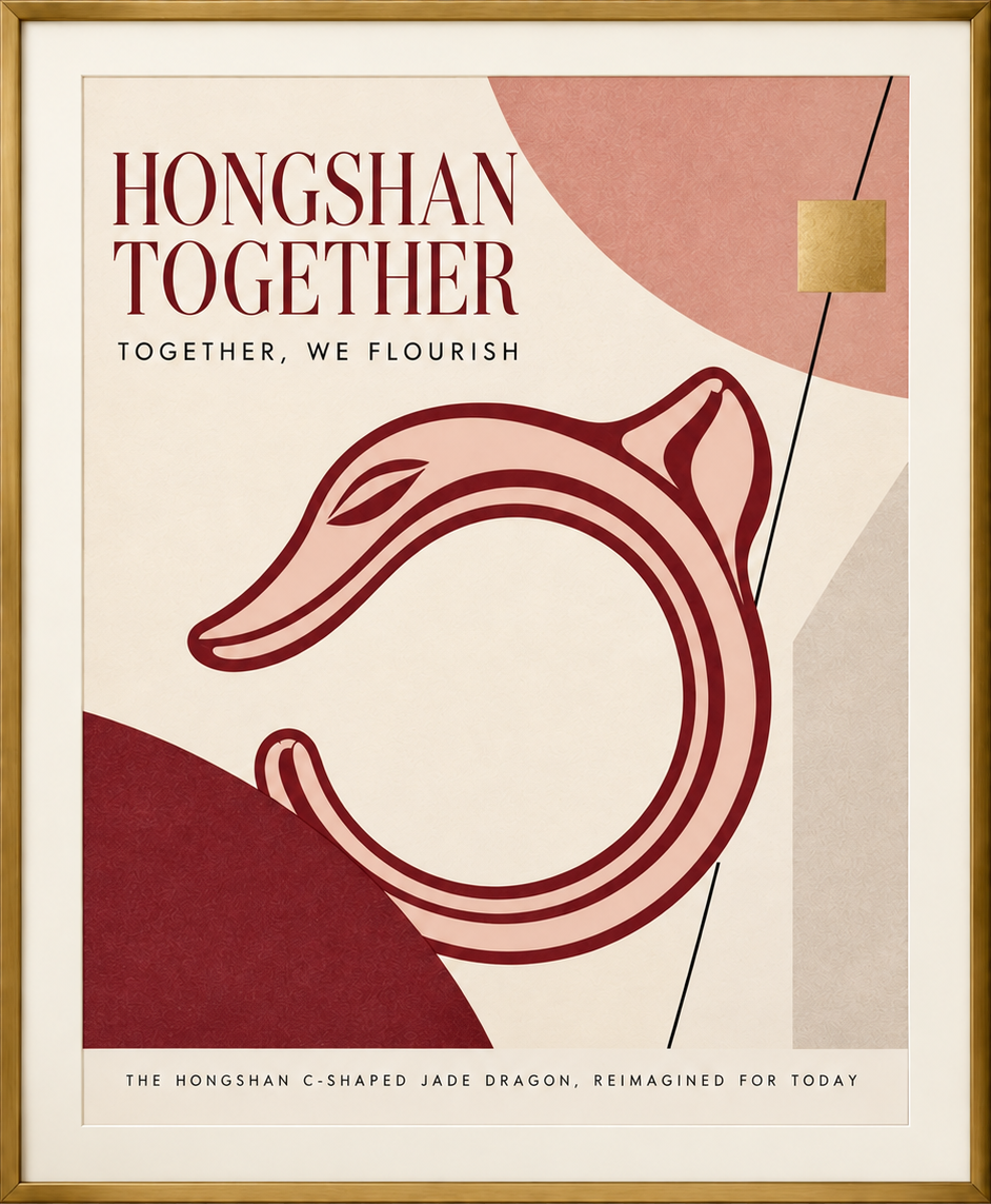 Hongshan Together framed artwork