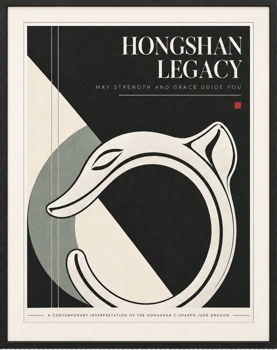 Hongshan Legacy framed artwork